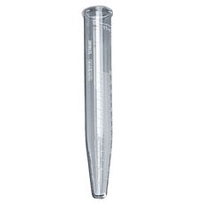 Tubes à centrifuger coniques gradués avec rebord en verre sodocalcique