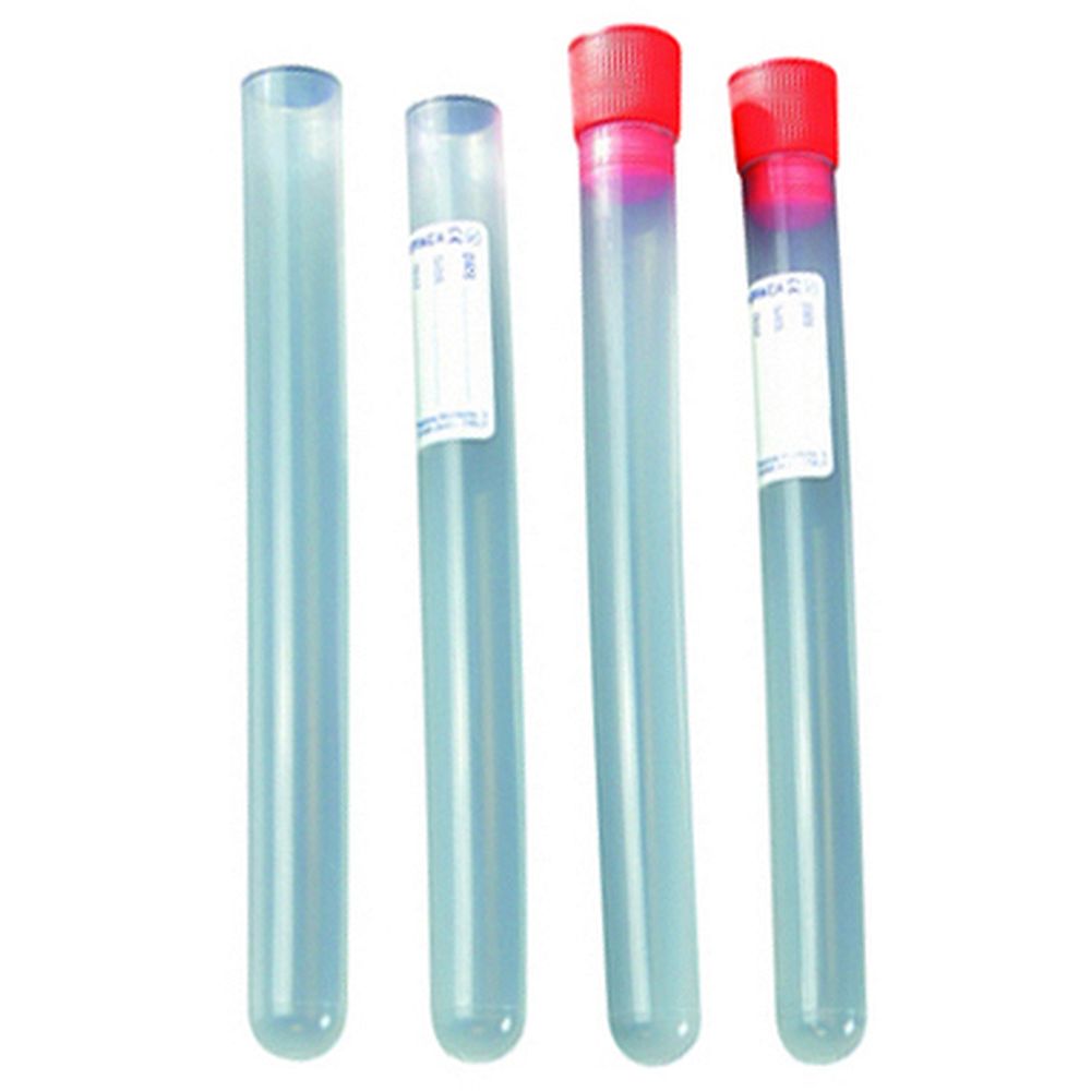 Lot De 10 Tubes Centrifugeuse Plastique 100 Ml - Fond Rond, Graduation - Polypropylène Transparent
