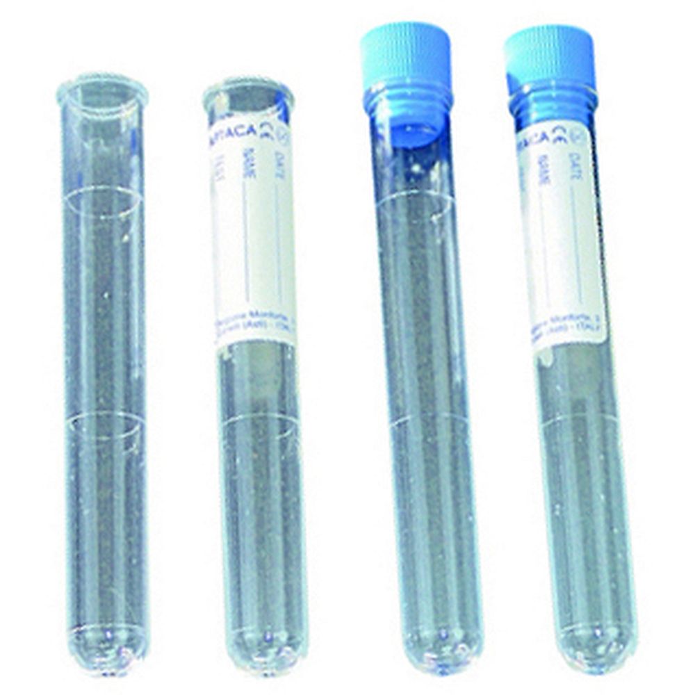 Tubes à fond rond en PMMA pour la séparation du sérum