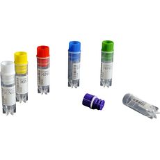 Cryotubes stériles avec code barres filetage interne