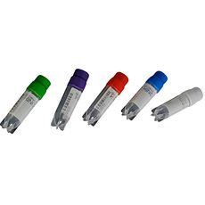 Cryotubes stériles avec code barres filetage externe