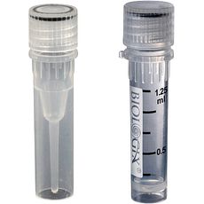 Cryotubes à vis stériles à jupe