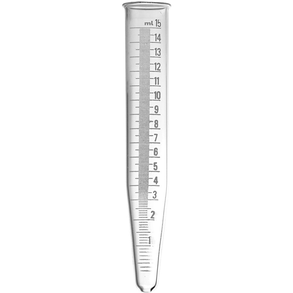 Tubes à centrifuger en verre avec rebord