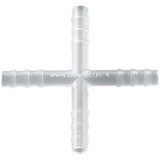 Raccords en croix pour tuyaux en PVDF