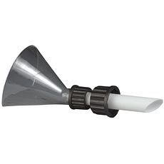 Entonnoirs en verre avec raccord GL