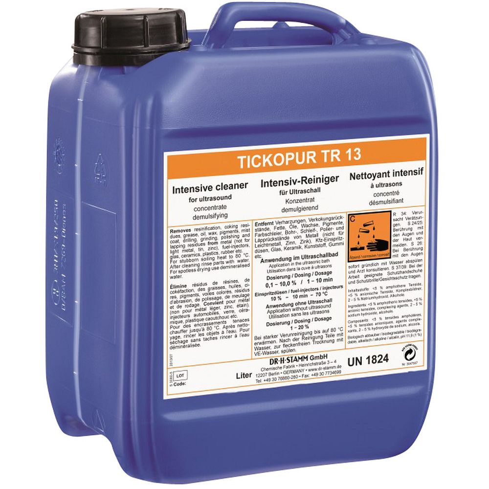 Nettoyant désémulsifiant concentré sans silicate pour ultrasons TR 13