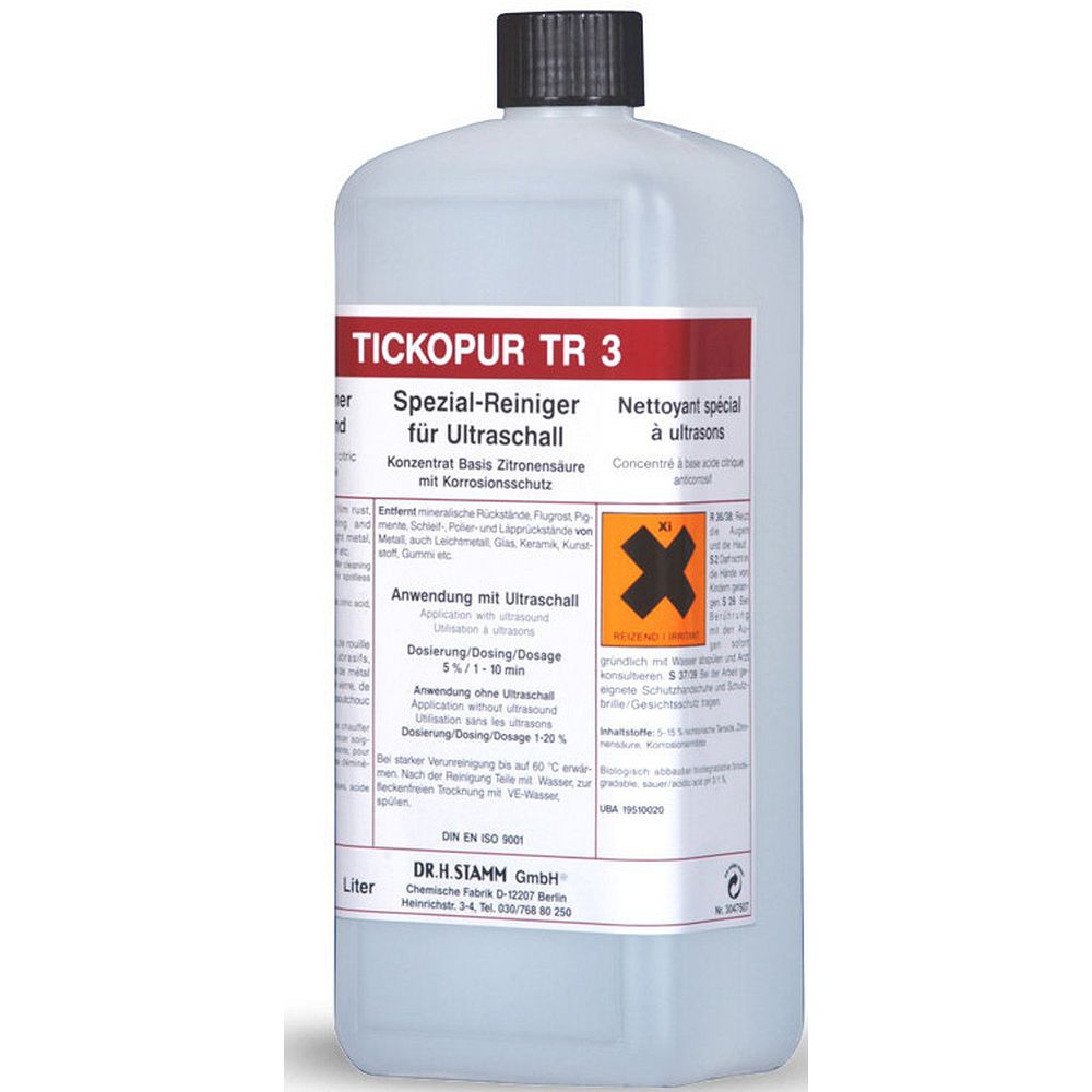 Nettoyant concentré à base d'acide citrique pour ultrasons TR 3