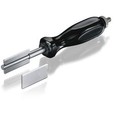 Couteau coupe-verre widia avec manche plastique