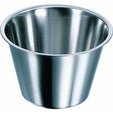 Cuvette conique en acier inox