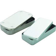 Boîtes inox rectangulaires avec couvercle