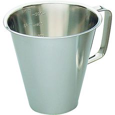 Vases inox avec anse graduations moulées
