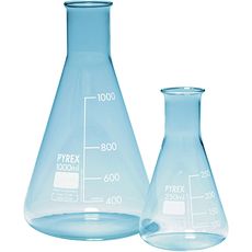Erlenmeyers gradués col étroit en verre borosilicaté 3.3 PYREX®