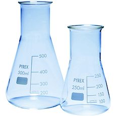 Erlenmeyers gradués col large en verre borosilicaté 3.3 PYREX®