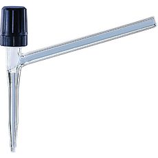 Robinet de burette à pointeau à angle droit clé en PTFE