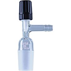 Robinet pour dessiccateur rodage 24/29 ouvert
