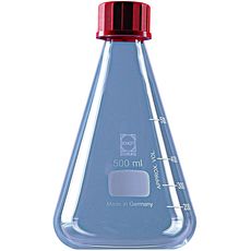 Erlenmeyers à col fileté GL en verre borosilicaté DURAN®