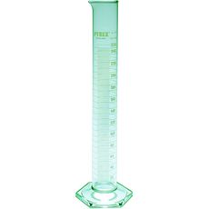 Eprouvettes graduées classe B PYREX® en verre borosilicaté 3.3