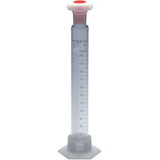 Eprouvettes classe B en verre borosilicaté 3.3, pied amovible en plastique , PYREX®