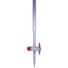 Burettes classe B robinet droit en PTFE PYREX®
