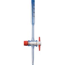 Burettes classe B robinet droit en PTFE