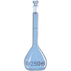 Fioles jaugées classe A bouchon en verre