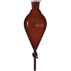 Ampoules ambrées forme poire robinet en verre DURAN®