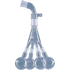 Récepteurs de distillation courbés, selon Bredt
