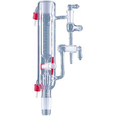 Récepteurs de distillation selon Anschütz-Thiele avec chemise de refroidissement