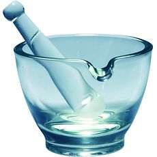 Mortiers et pilons en verre borosilicaté 3.3 PYREX®