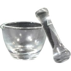 Mortiers et pilons en verre borosilicaté 3.3
