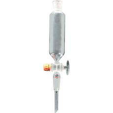 Ampoules cylindriques robinet en verre