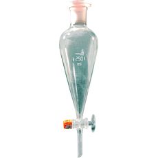 Ampoules coniques robinet en verre