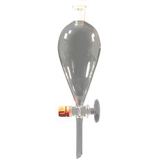 Ampoules forme poire robinet en verre