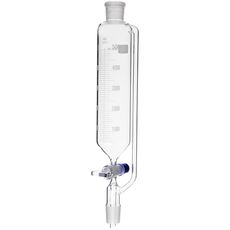 Ampoules cylindriques rodés avec tube d'équilibrage