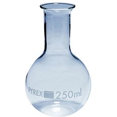 Ballons fond plat / col étroit en verre borosilicaté 3.3 PYREX®