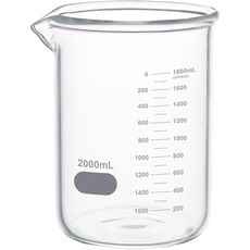 Béchers à parois épaisses pour usage intensif en verre borosilicaté 3.3 
