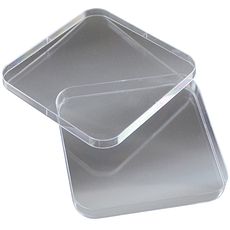 Boîtes de Pétri carrées stériles en polystyrène avec ergots de ventilation