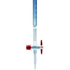 Burettes classe B robinet droit en PTFE MBL®