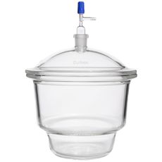 Dessiccateurs à vide avec couvercle et robinet