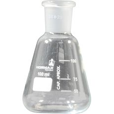 Erlenmeyers col rodé en verre borosilicaté 3.3