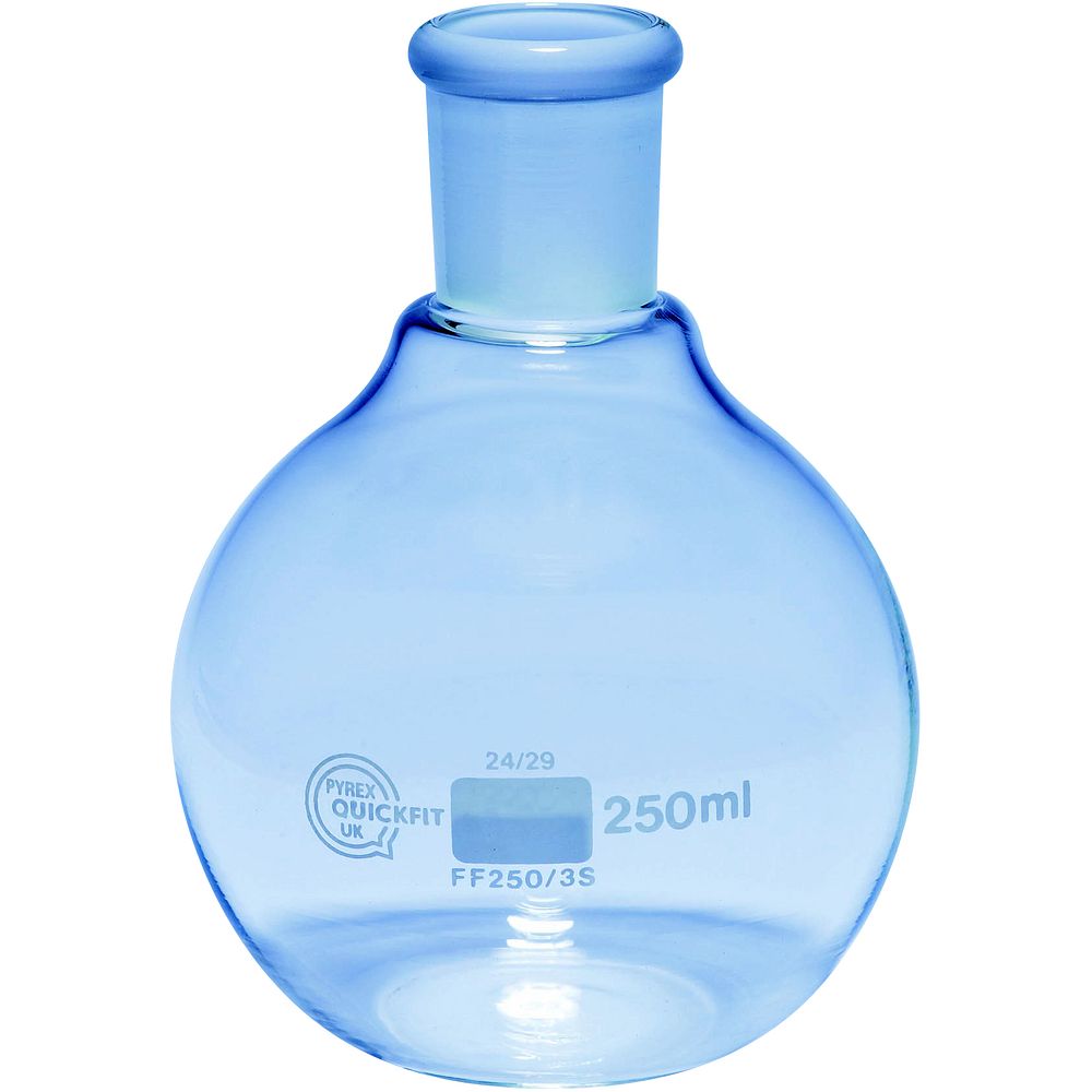 Ballons QUICKFIT® col rodé / fond plat en verre borosilicaté 3.3 PYREX®