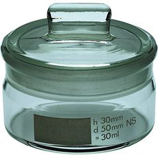 Flacons de pesée en verre borosilicaté 3.3