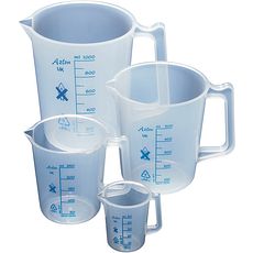 Carafes en PP graduations imprimées