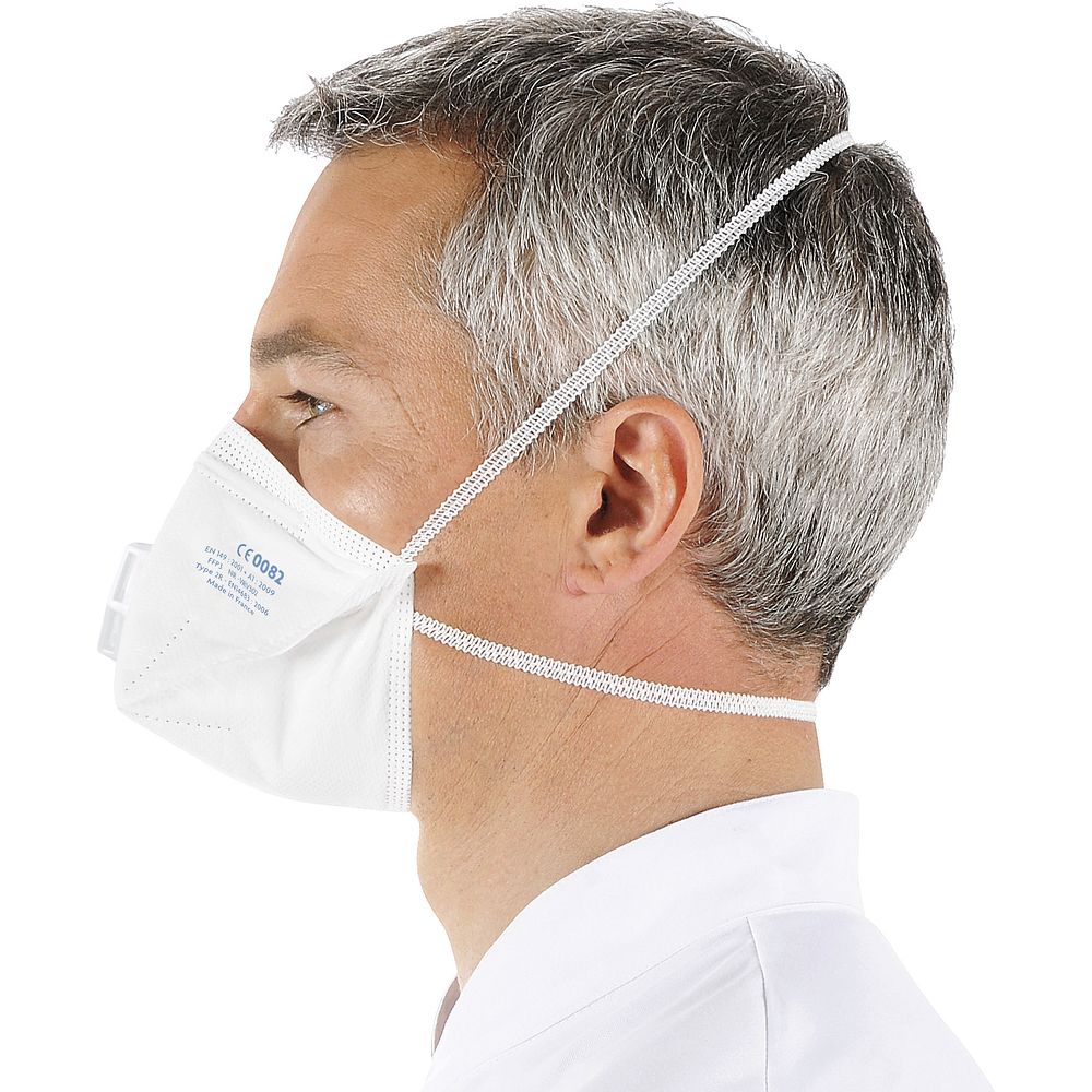 Masques pliables à valves usage intensif FFP1, FFP2