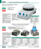 Agitateur magnétique chauffant plaque aluminium anodisé