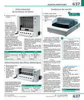 Détermination de la teneur en fibres