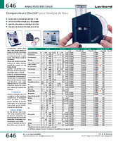 Comparateurs avec pastilles réactives - Analyse du Fluorure dans l'eau