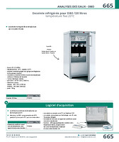 Enceinte thermostatée 120 litres température fixe 20°C