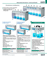 Floculateurs multipostes avec régulateurs de vitesse individuels