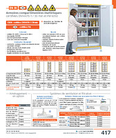 Armoires compartimentées multirisques certifiées EN14470-1 / 30 minutes et FM 6050
